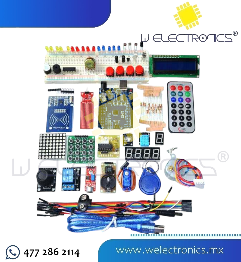 KIT STARTER ARDUINO UNO SMD | W Electronics